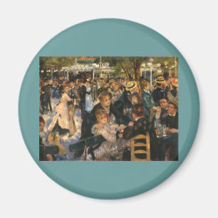 Renoir's Bal du   de la Galette (1876) Magnet