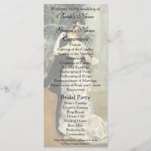 Renoir's City Dance Wedding Program