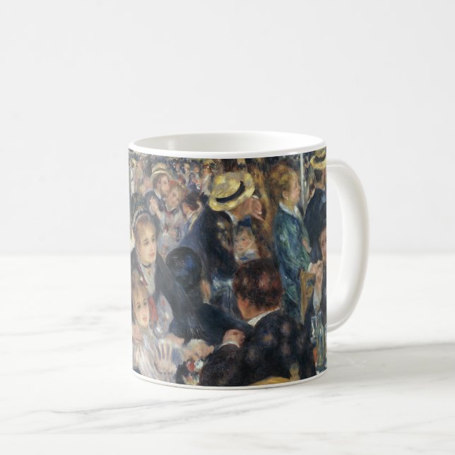 Renoir's Le Moulin de la Galette Coffee Mug (Front Right)
