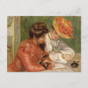 Renoir's Letter Writer Postcard