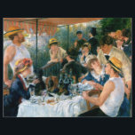 Renoir's Luncheon of the Boating Party (1881) Flyer<br><div class="desc">A classic artwork that has passed into the public domain and makes wonderful gifts and other products. One of many scenes he painted of people from his social circle, her including his future wife (playing with dog). Pierre-Auguste Renoir was one of the founders of the Impressionist movement. A very prolific...</div>