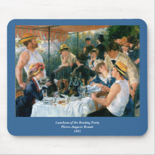 Renoir's Luncheon of the Boating Party (1881) Mouse Pad