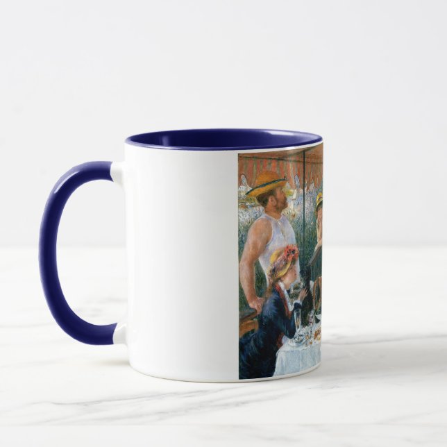 Renoir's Luncheon of the Boating Party (1881) Mug (Left)