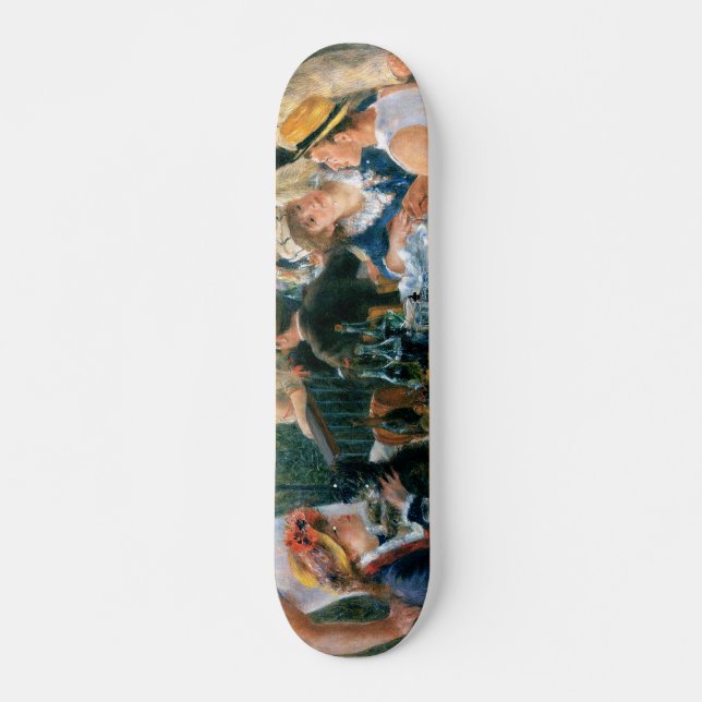 Renoir's Luncheon of the Boating Party (1881) Skateboard (Front)
