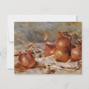 Renoir's Still Life with Onions (1881) Invitation