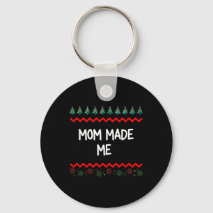 Renolve Christmas Uni Adults Black Small Crew Neck Key Ring