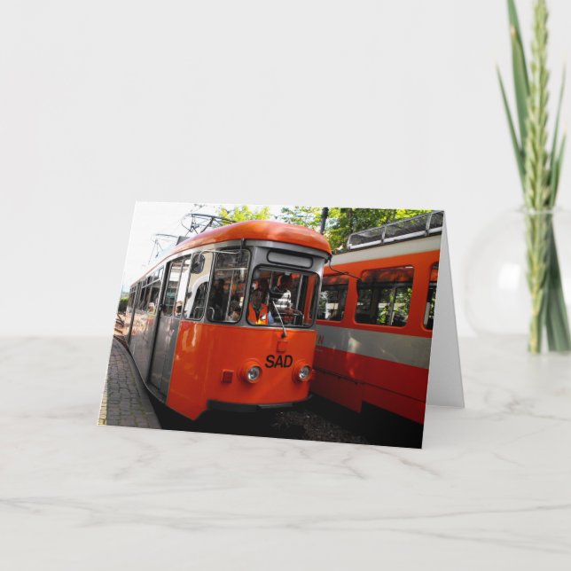 Renon Historical Railway Holiday Card (Front)