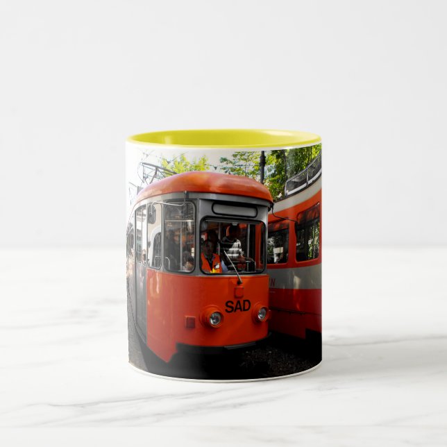 Renon Historical Railway Two-Tone Coffee Mug (Center)