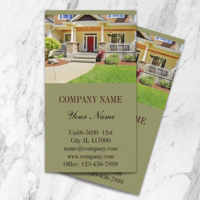 Renovation Construction Home Remodeling Realtor Business Card (Renovation Construction Home Remodeling Realtor Business Card)