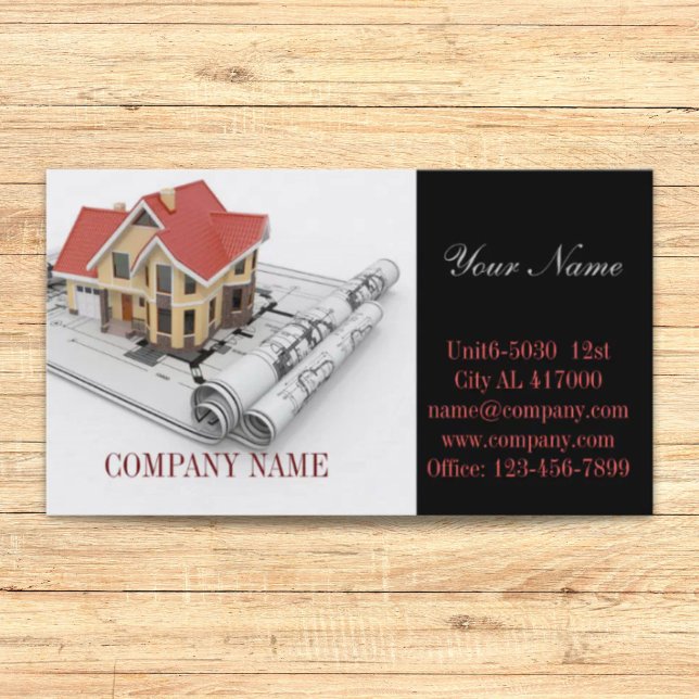 Renovation Home Remodeling Contractor Construction Business Card (Renovation Home Remodeling Contractor Construction Business Card)