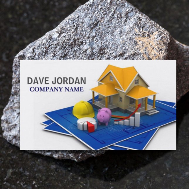 Renovation Home Remodeling Contractor Construction Business Card (Renovation Home Remodeling Contractor Construction Business Card)