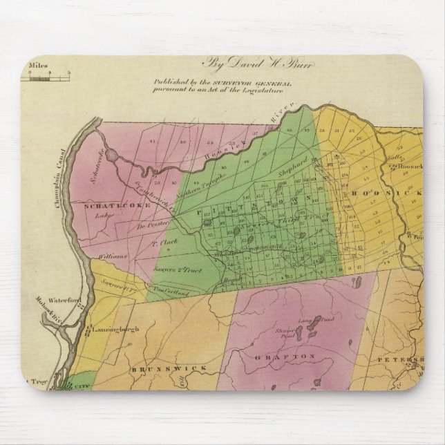 Rensselaer County Mouse Pad (Front)