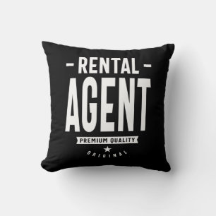 Rental Agent Job Title Gift Cushion