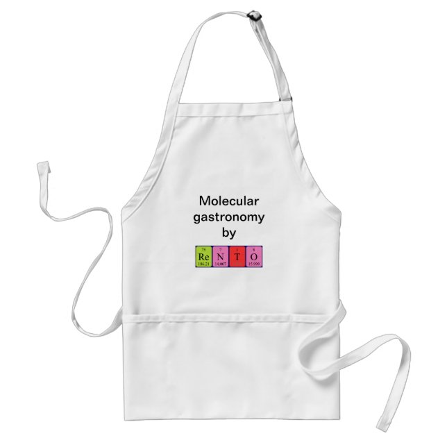 Rento periodic table name apron (Front)