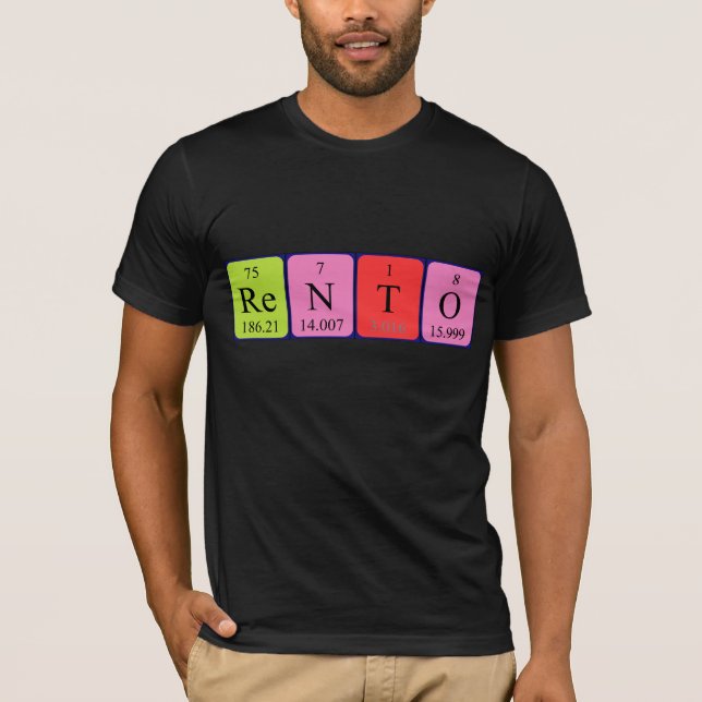 Rento periodic table name shirt (Front)