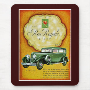 Reo-Royale Eight Automobile Ad Mouse Pad