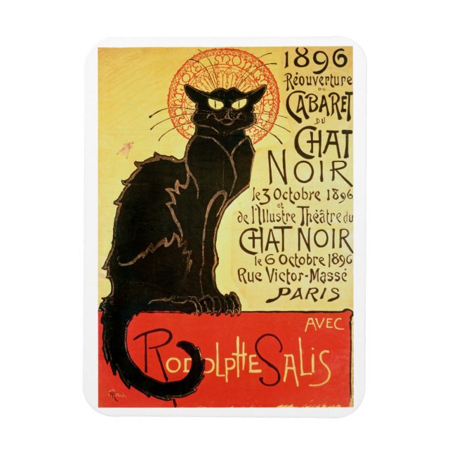 Reopening of the Chat Noir Cabaret, 1896 (colour l Magnet (Vertical)