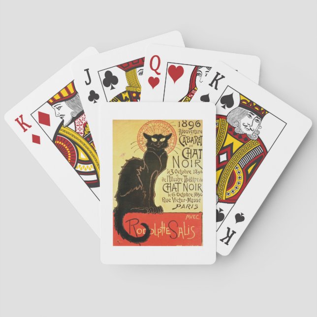 Reopening of the Chat Noir Cabaret, 1896 (colour l Playing Cards (Back)