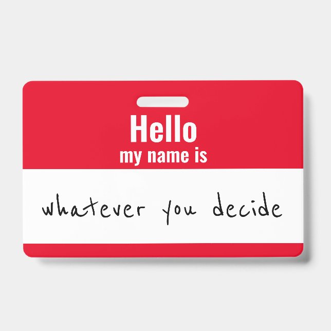 Rep Badge ID Badge (Front)