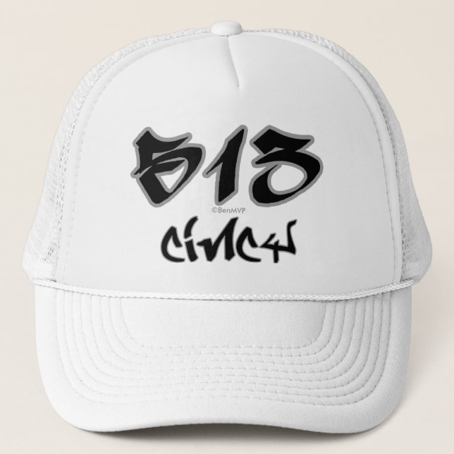 Rep Cincy (513) Trucker Hat (Front)