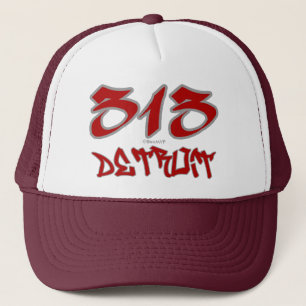Rep Detroit (313) Trucker Hat