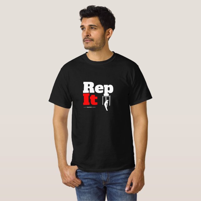 Rep It Anywhere - Calisthenics T-Shirt (Front Full)