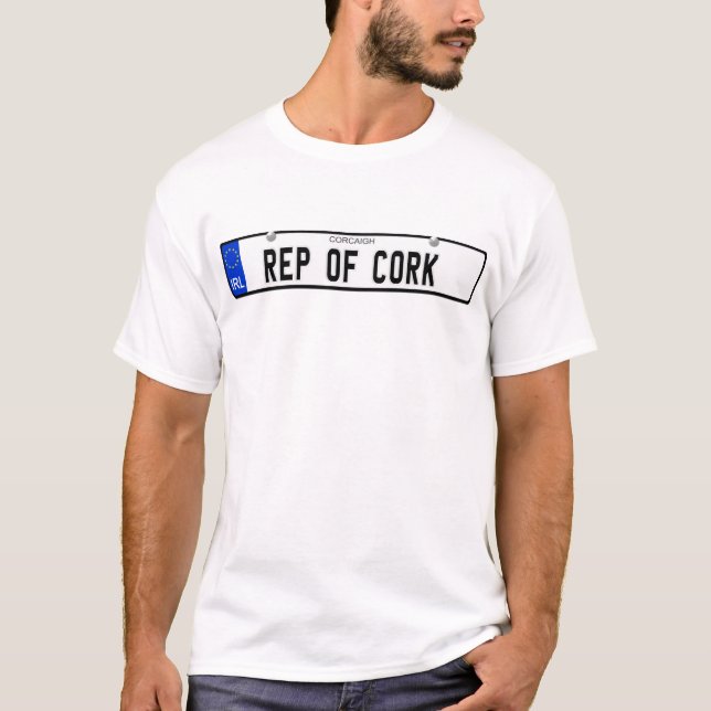 Rep of Cork - Irish Plate T-Shirt (Front)