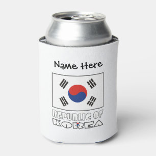 Rep. of Korea S South Korean Flag Personalised Nam Can Cooler