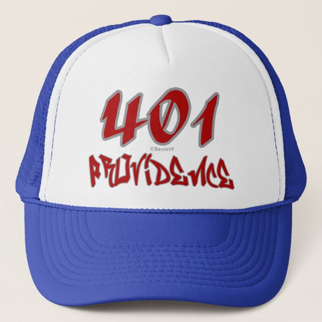 Rep Providence (401) Trucker Hat (Front)