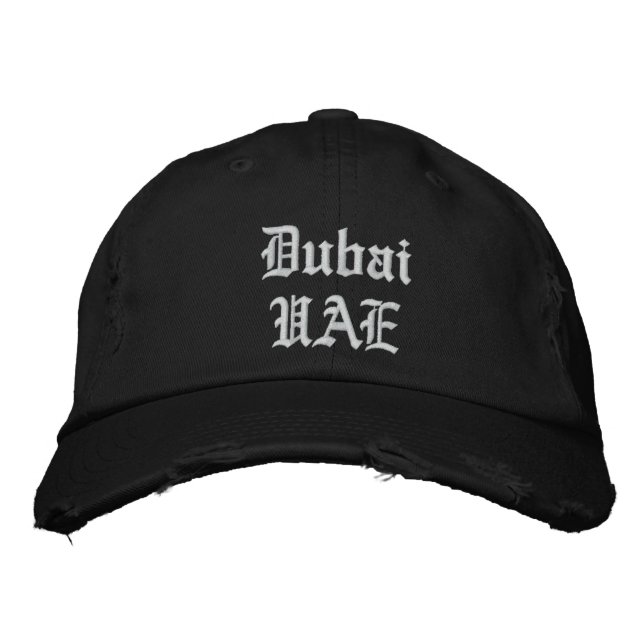 Rep Ya Hood Custom  Dubai Embroidered Hat (Front)