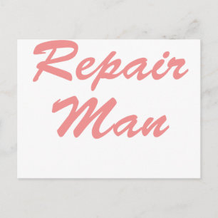 Repair Man Postcard