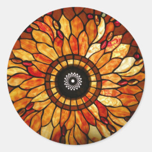 Repaired Tiffany Lamp 1 Classic Round Sticker