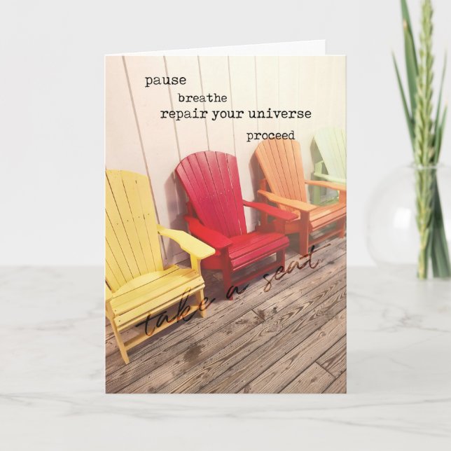 REPAIRING Greeting Card (Front)
