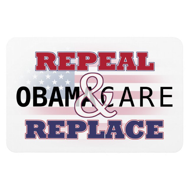 Repeal & Replace Obamacare Magnet (Horizontal)