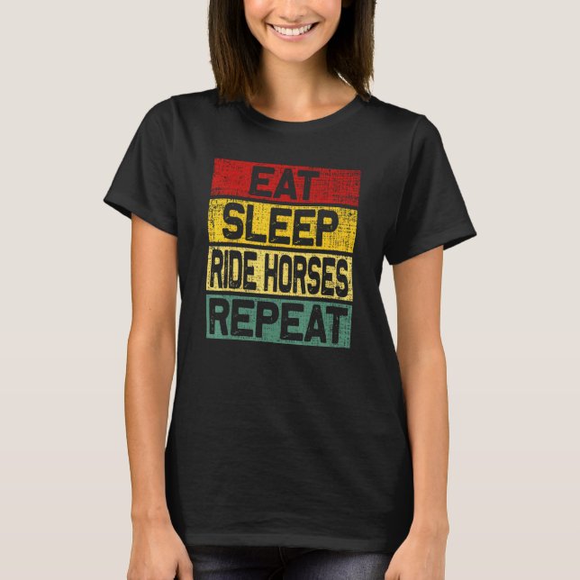 Repeat Horse Riding T-Shirt (Front)