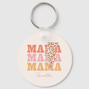 Repeated Mama Key Ring