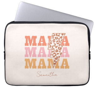Repeated Mama Laptop Sleeve