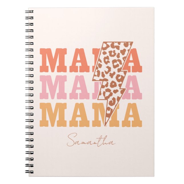 Repeated Mama Notebook (Front)