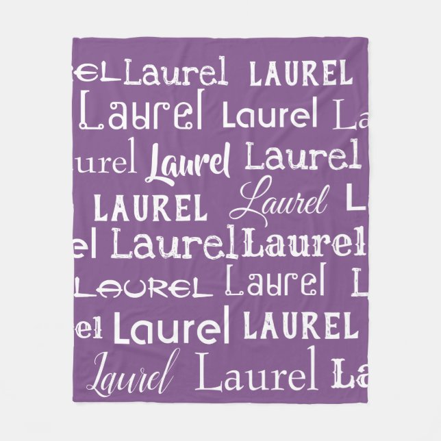 Repeated Name blanket (Front)