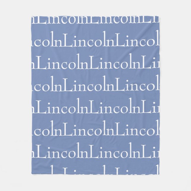 Repeated Name blanket (Front)