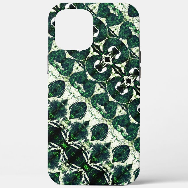Repeated rough emerald green under white texture t Case-Mate iPhone case (Back)