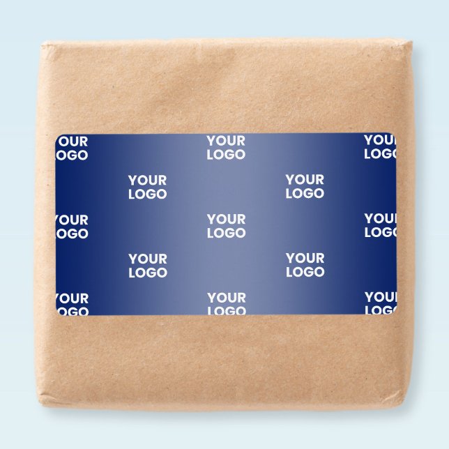 Repeating Business Logo | Navy Blue Gradient (Creator Uploaded)