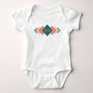 Repeating Diamonds Baby Bodysuit
