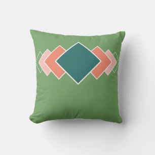 Repeating Diamonds Cushion