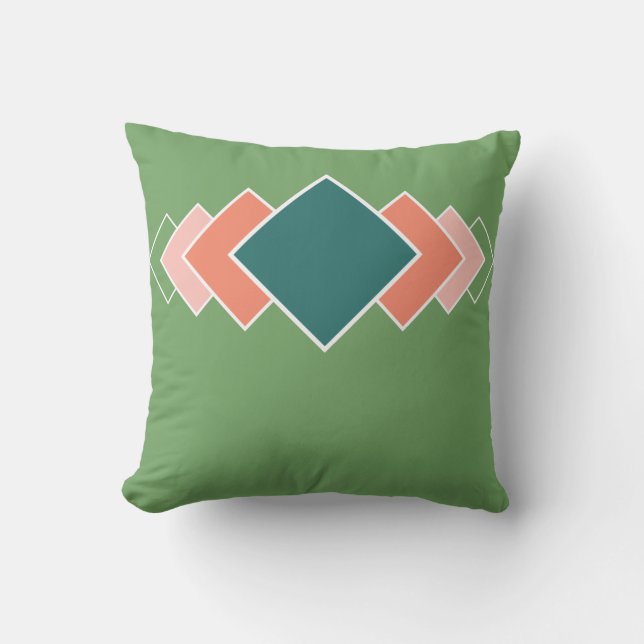 Repeating Diamonds Cushion (Front)