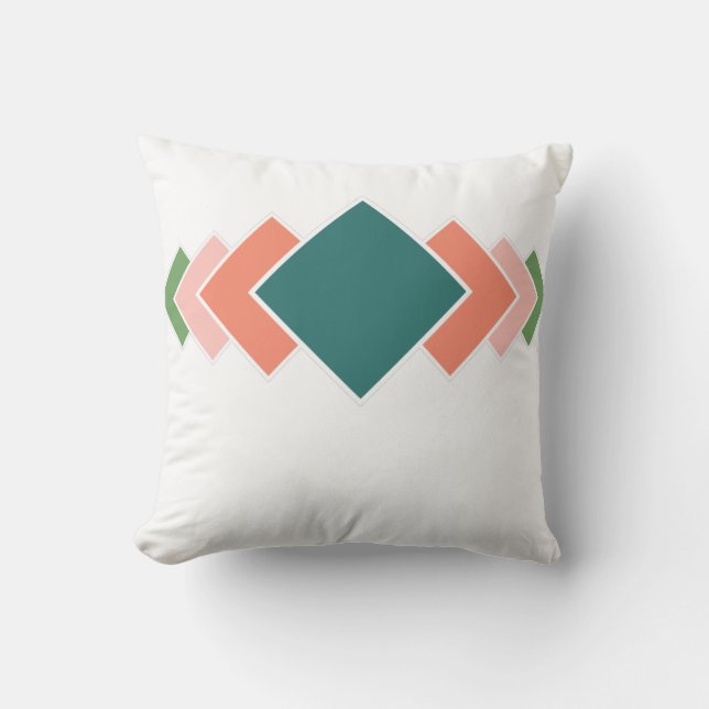 Repeating Diamonds  Cushion (Front)
