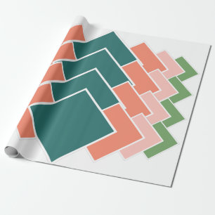 Repeating Diamonds Wrapping Paper