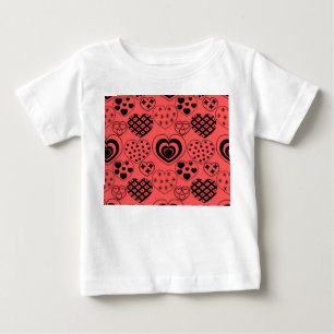 Repeating Hearts Baby T-Shirt