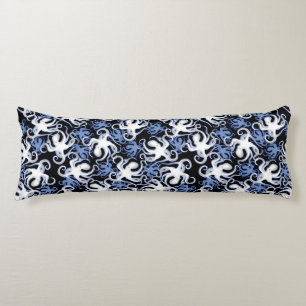 Repeating Motif Octopus Pattern Body Cushion