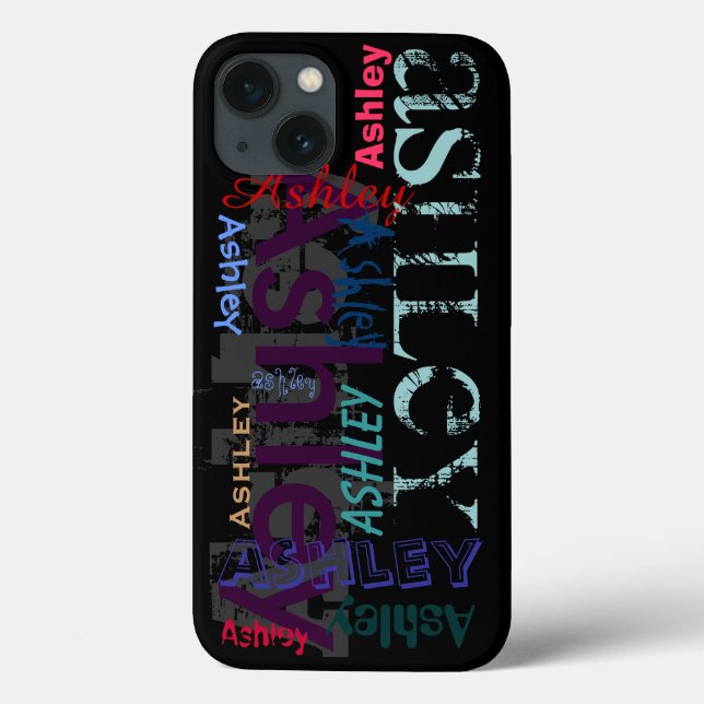 Repeating Name Ashley 6 Letters IPhone case (Back)
